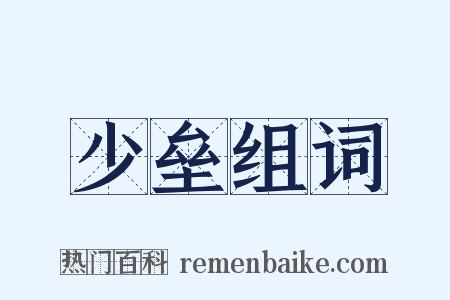 少垒组词是什么意思的图片